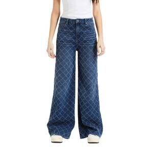NEW TRACTR spark & stitch wide leg jeans in denim